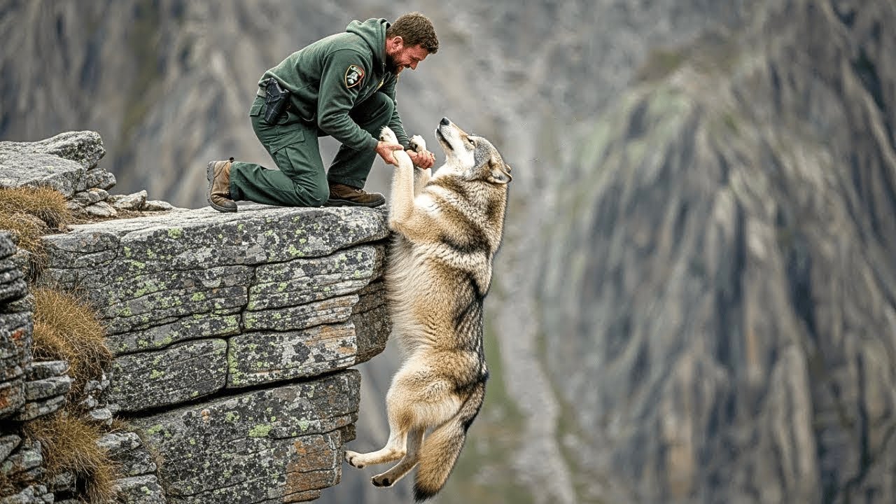 Muž Riskoval Život, Aby Zachránil Vlka — To, Co Se Stalo Poté, Je Neuvěřitelné