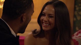 Matt James Gives His First Impression Rose to Abigail - The Bachelor