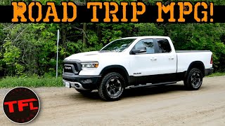 How Far Can the 2020 Ram Rebel EcoDiesel Make it On 1 Tank of Fuel?  Road Trip MPG Test