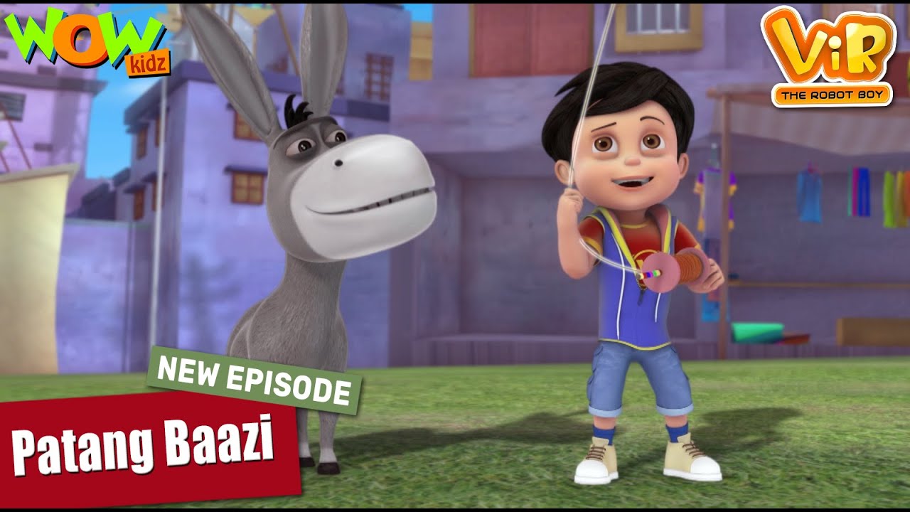 Vir The Robot Boy | Patang Baazi | NEW HINDI EPISODE | Wow Kidz ...