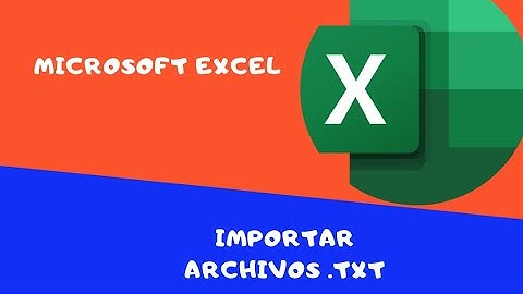 Importar archivos TXT