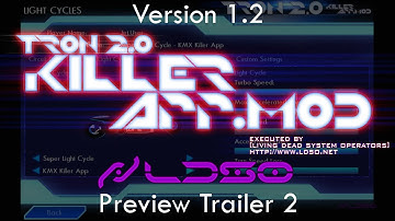 TRON 2.0 - KILLER APP Mod v1.2 Preview Trailer 2 (Light Cycles Test) (1080p HD)