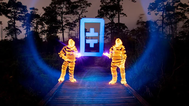 "Illuminated Beings" Light Painting NFT Drop by Ja...