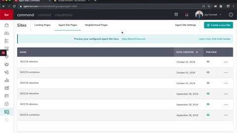KW Command: Agent Sites - Forward to Google Domains