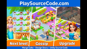 Merge Cake - Design Story Unity Source Code – Buy & Reskin at Playsourcecode.com