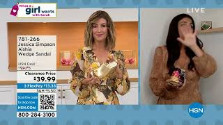 Sandalia Anabela Jessica Simpson Aishia