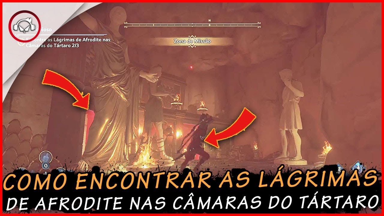 Miniatura do vídeo Immortals Fenyx Rising, Como encontrar as lágrimas de Afrodite nas câmaras do Tártaro #3