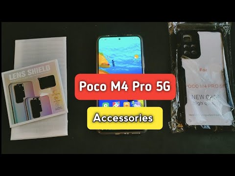 POCO M4 Pro 5G Tempered Glass and Back Cover, Camera Lens Protector