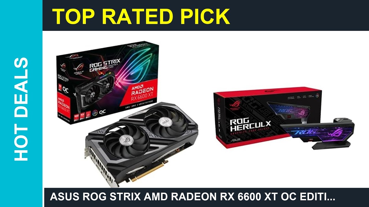 ASUS ROG Strix AMD Radeon RX 6600 XT OC Edition Review - YouTube