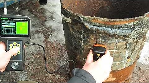 Pulsed eddy current flaw detector usage: PE1437