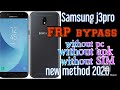 Samsung J3 pro (J330f) FRP bypass without pc no apk no sim new method 2020