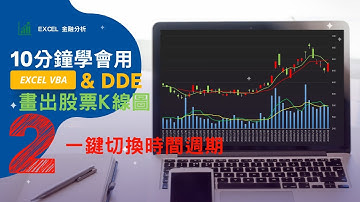 10分鐘學會用 EXCEL VBA + DDE 畫出股票K線圖2-一鍵切換時間週期| Excel VBA | Excel 金融 | XQ全球贏家 | DDE | XQ DDE |  K線圖