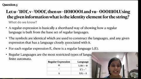Theory Of Computation - Internal 2 - Task 4 - Type 0,1,2,3 Grammar - Question 5 - Solution