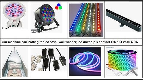 Flexible LED Strip production line----------led strip dispensing and encapsulation process