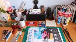 Collage Materials and Tools: In the Studio with Jamie