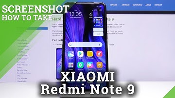 How to Take Screenshot in XIAOMI Redmi Note 9 - Capture Screen