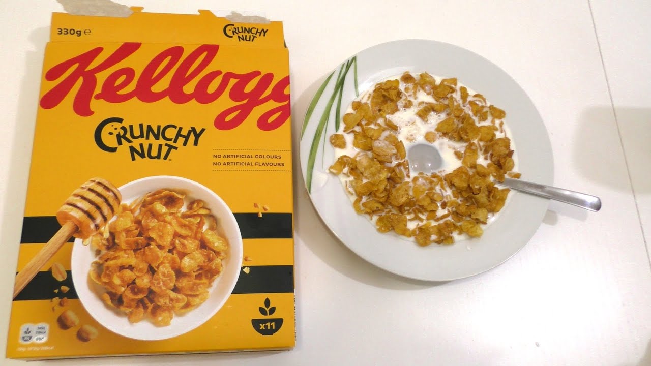 Kellogg's Crunchy Nut Review YouTube