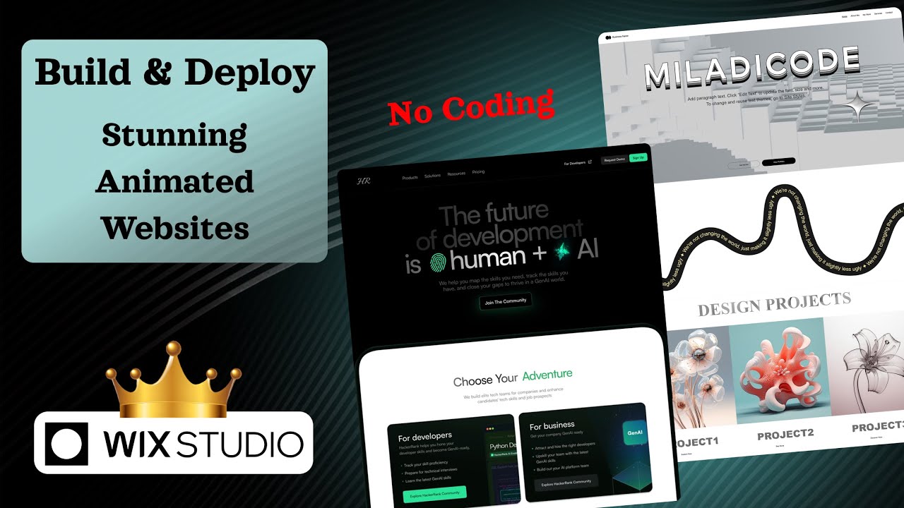 Best Website Builders for Graphic Designers | Wix Studio🔥