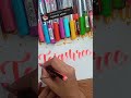 Satisfying Brush Calligraphy Doms Brush lettering Beautiful Handwriting #shortsvideos