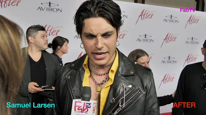 Actor Samuel Larsen at the  AFTER  premiere