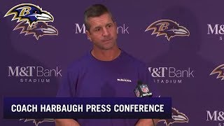 John Harbaugh Happy to Overcome Mistakes to Win | Baltimore Ravens
