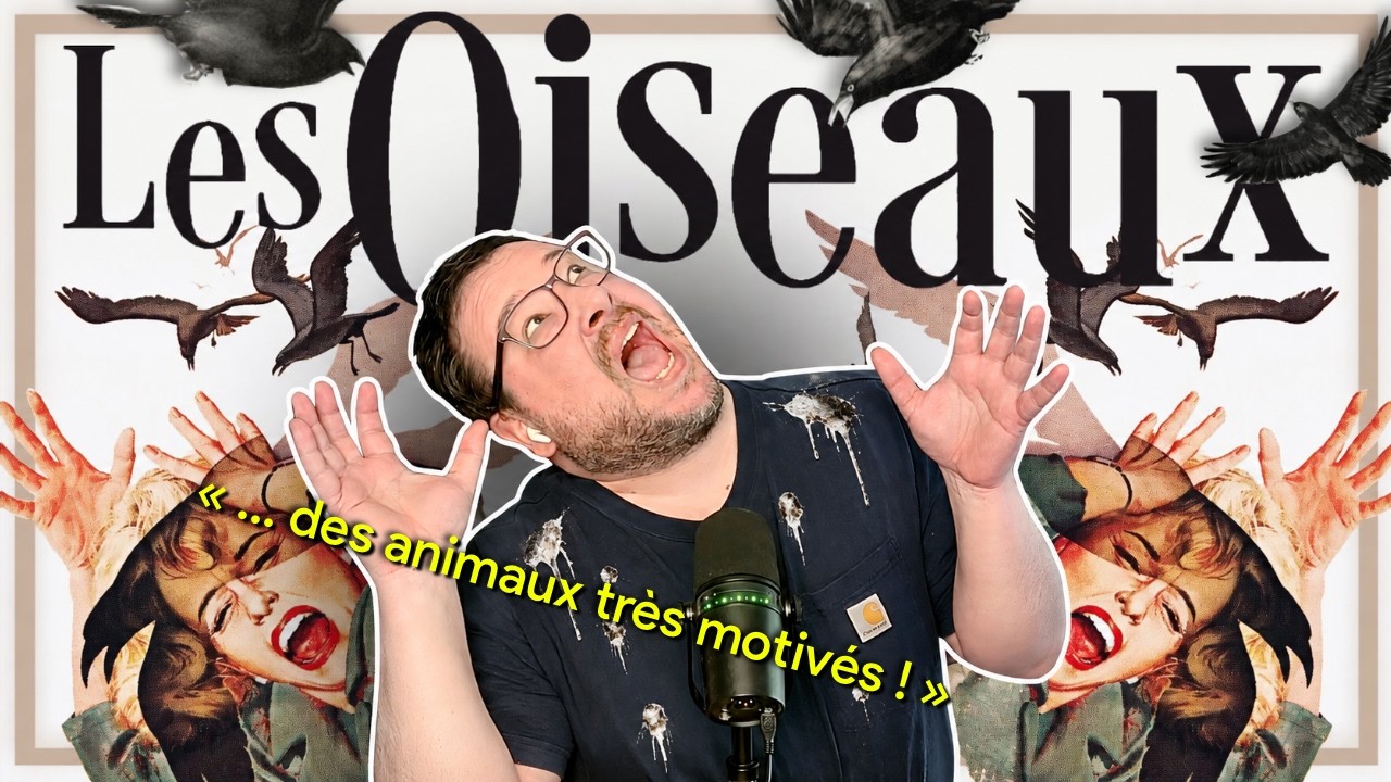 On se fait picosser la perruque avec le film *LES OISEAUX* 🕊️ Réaction cinéma d'horreur en français