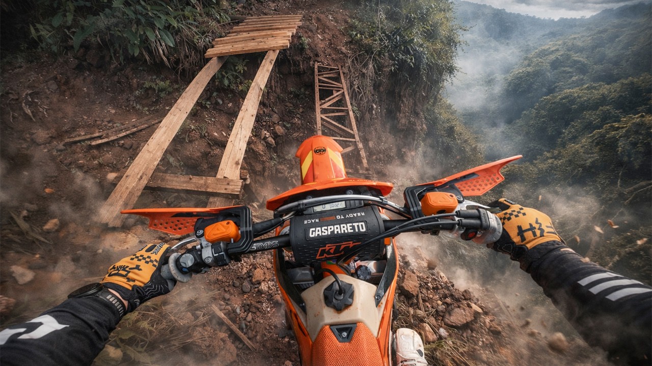 MINHA MOTO NOVA KTM 350 6days | PRIMEIRA TRILHA!