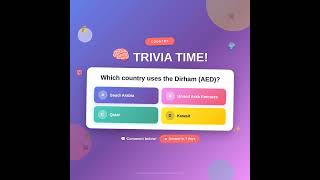 Which country uses the Dirham (AED)? #Shorts #CurrencyTrivia