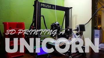 🦄✨ 3D Printing a UNICORN - Time-lapse