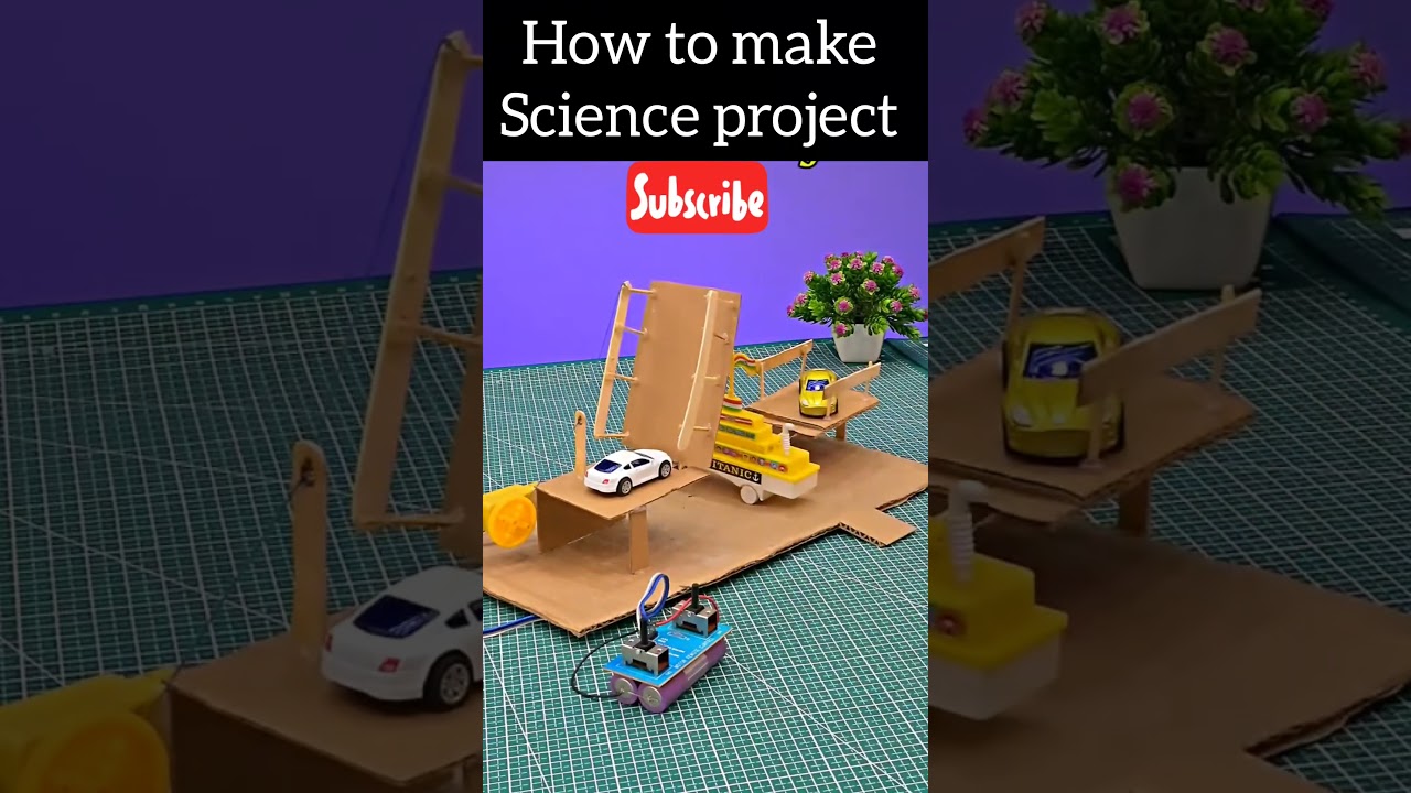 how to make fridge with cardboard science project 