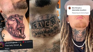 Throat Tattoos