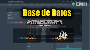 ¿Cómo conectar MYSQL / Bases de datos a mi servidor Minecraft +  Phpmyadmin? - EasyMinecraftHosting