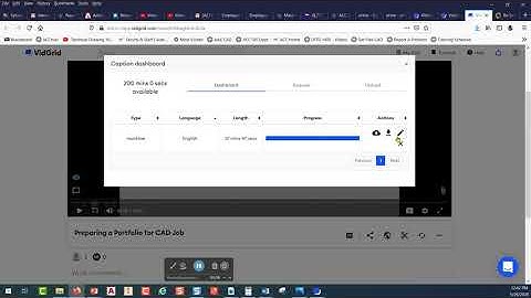 Adding and downloading captions to Vidgrid