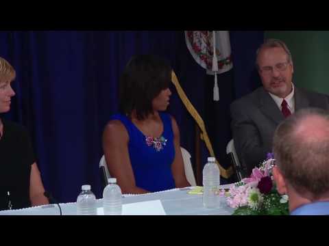 The First Lady Holds a Roundtable on Health Care R...