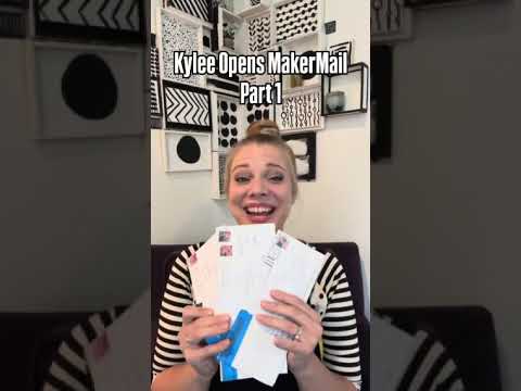 Kylee Opens MakerMail Part 1 | Fairy, Kylee, and Flower Drawings!