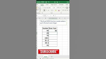 Even Function in Excel