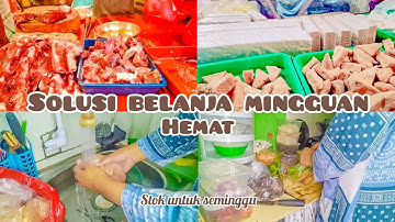 Belanja Mingguan Untuk Stok Akhir Bulan ✨ Food Preparation