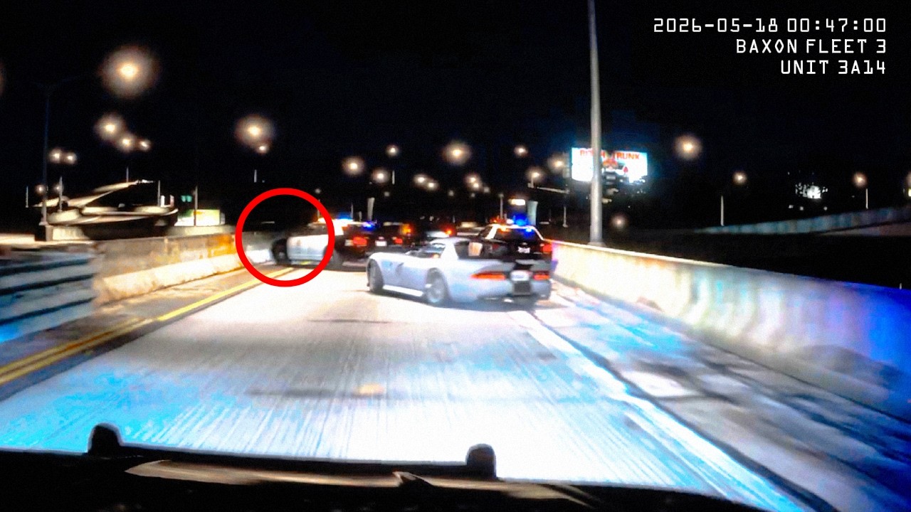 Stolen Banshee Police Chase Ends in Violent Crash - YouTube