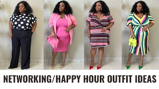 Networking Outfit Ideas: Eloquii, Ashley Stewart, Zara