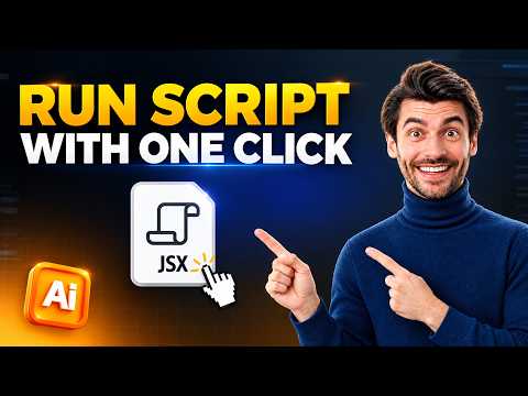 Adobe Illustrator Script Tutorial: Run Any Script with One Click
