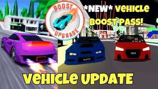 VEHICLE UPDATE! 3 New Cars + Vehicle Boost PASS & Vehicle Customization in Brookhaven 🏡RP | ROBLOX