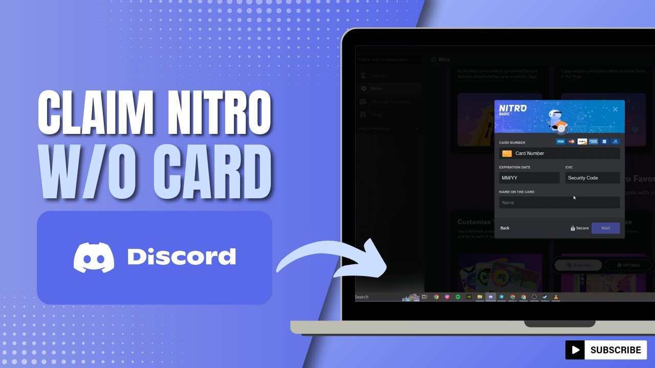 How To Claim Discord Nitro Without Credit Card (2024) YouTube