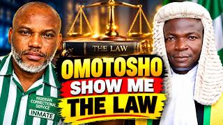 Omotosho Where Is The Law You Sentence Nnamdi Kanu But Resigned From Yahaya Bello Criminal Case