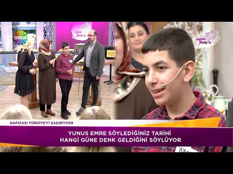 Yunus Emre'nin hafızası herkesi şaşkına çeviriyor!