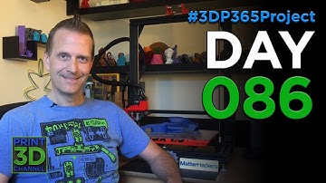 #3DP365Project - Day 86 - #OpenRC F1 Project - MatterHackers & gCreate gMax 1.5XT+