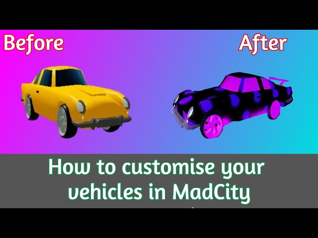 TUNANDO CARROS NA CIDADE DO ROBLOX!! (Mad City Customizing Cars
