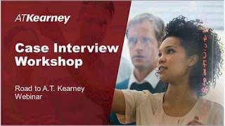 A.T. Kearney Case Workshop Webinar