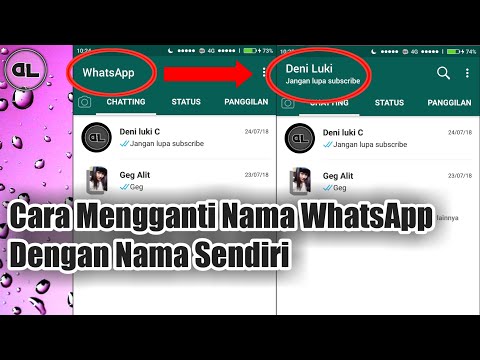 Cara Mengganti Nama WhatsApp Menjadi Nama Sendiri