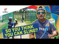 Icc u19 cwc indias fielding coach gives a tutorial on how to bowl with a sidearm