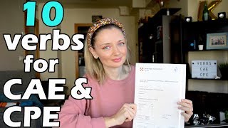 10 magic verbs for CAE & CPE exams! 🔮